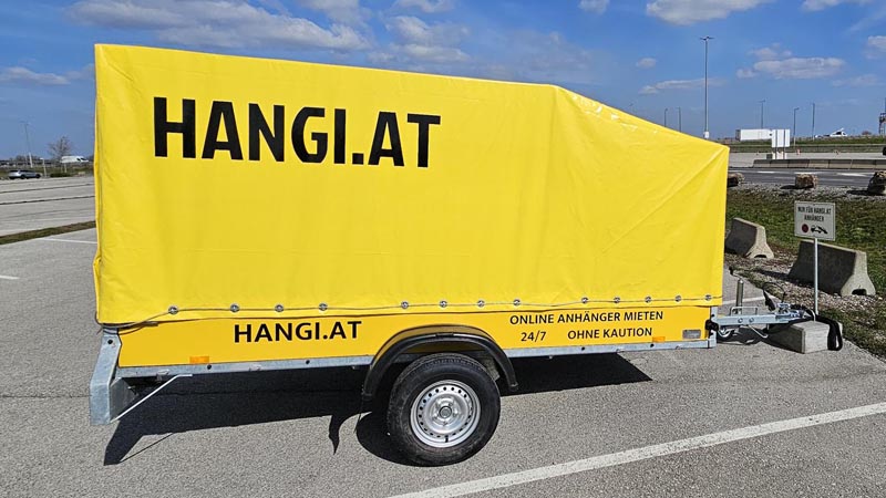 Planenanhänger Lang (abgeschrägt)